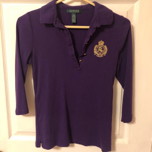 Ralph Lauren 3/4 sleeve Polo - Picture 1 of 5